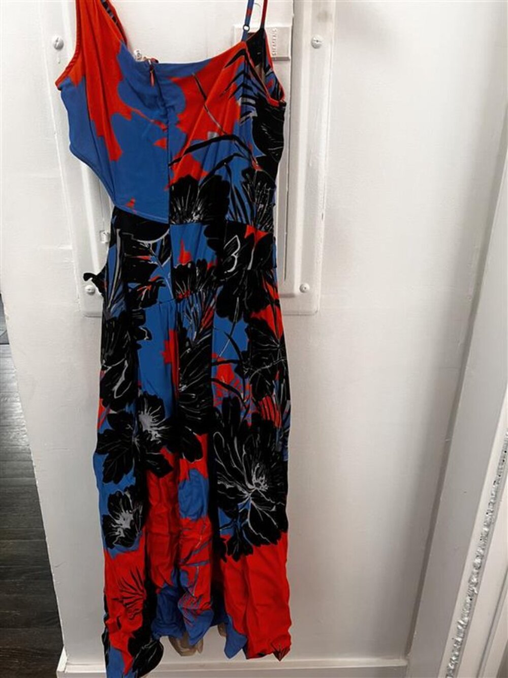 Anthropologie Plenty by Tracy Reese Printed Asymmetrical Cutout Dress L - Picture 3 of 9